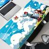 Large Mouse Pad durable Carpet Laptop Pc Pokemon Pikachu Gamer Keyboard Mat XXL Mousepad Edge White Tassel Rubber Table Mat