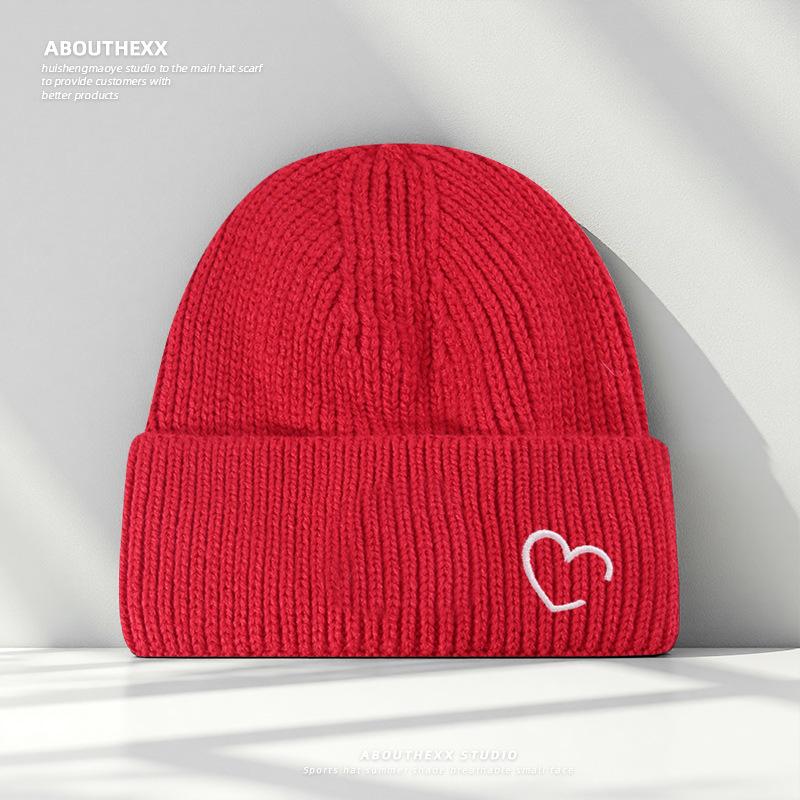 Japanese Original Large Head Circumference Wool Hat for Women Autumn and Winter Warm Pullover Cold Hat Men's Ear Protection Knitted Hat