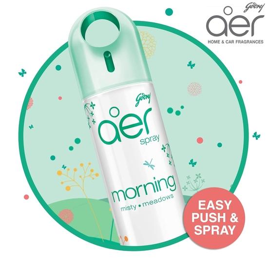 Godrej Аэрозоль, освежитель воздуха для дома и офиса - Morning Misty Meadows | Стойкий аромат (240 мл)