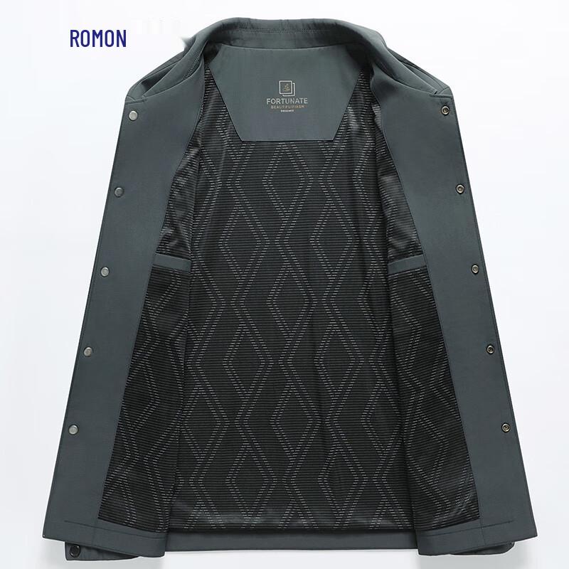 ROMON Men's Business Casual Lapel Jacket