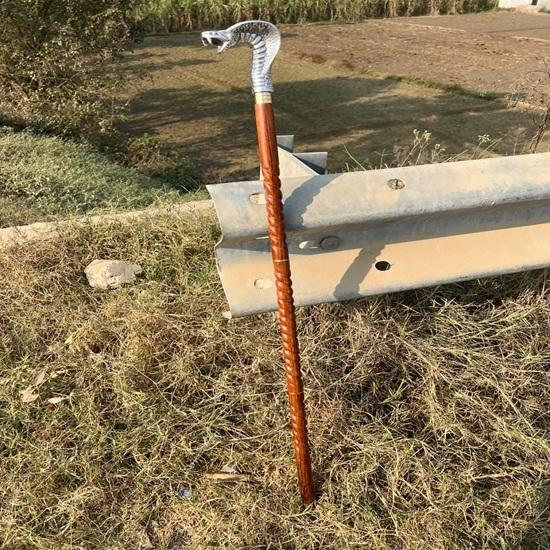 Серебряная Ручка Голова Кобры Трость 93,98 см Деревянная Палка из Палисандра, Рождественский Свадебный Подарок для Путешествий Отцу, Матери, Дедушке, Бабушке