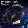 G4100 Stereo Gaming Headset with Noise Cancelling Mic,LED Light,Wired Gaming Headphones for PS4 PC Xbox One Switch PS5Controller