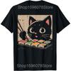 Funny Sushi Lovers Japanese Food T Shirts Men Women Pure Cotton Humor Streetwear Tee Shirt Short Sleeve Unisex Loose Clothing