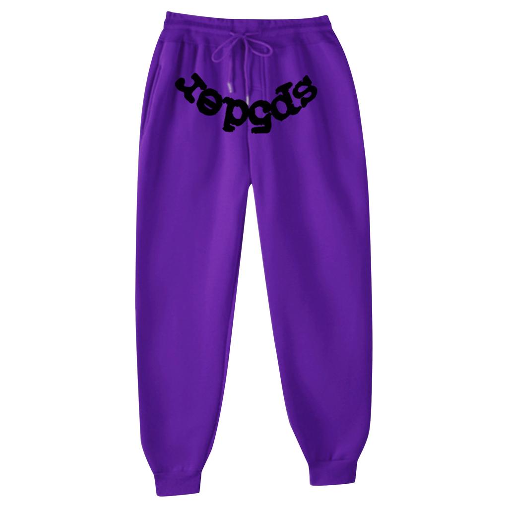 Женские повседневные спортивные брюки с надписью и карманами, эластичные спортивные брюки с завязками на шнурке