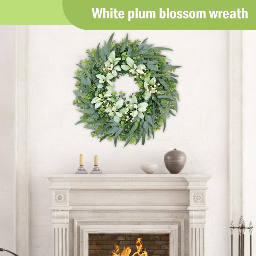 Wreath Simulation Leaf Wreath  Hot Wreath Spring And Summer Door Hanging Decorative Ring