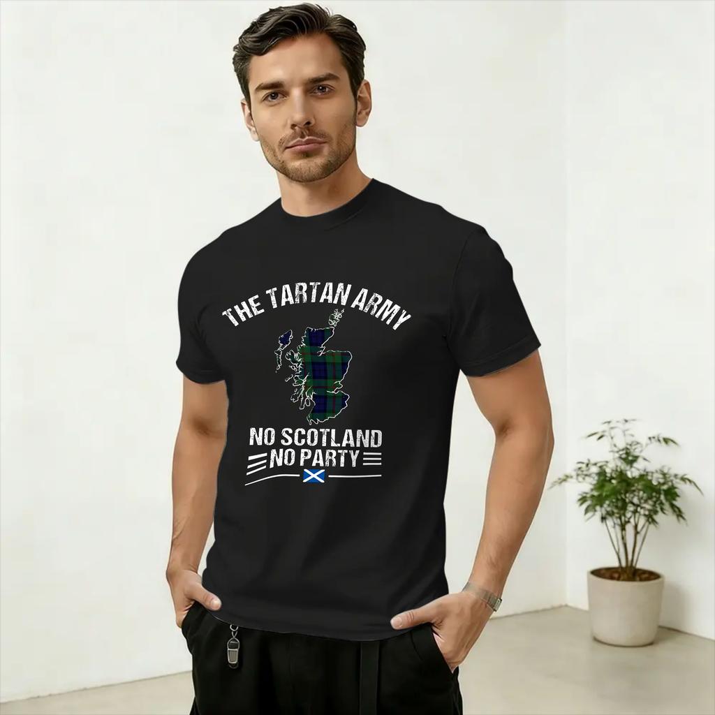 No Scotland No Party T Shirt Summer Trending TShirts Unisex Cotton O Neck Oversize Clothing Short Sleeves Streetwear Tshirt