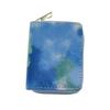 Новый кошелек с коротким зиппером, с эффектом брызг, тай-дай, с плавным переходом цвета, маленький