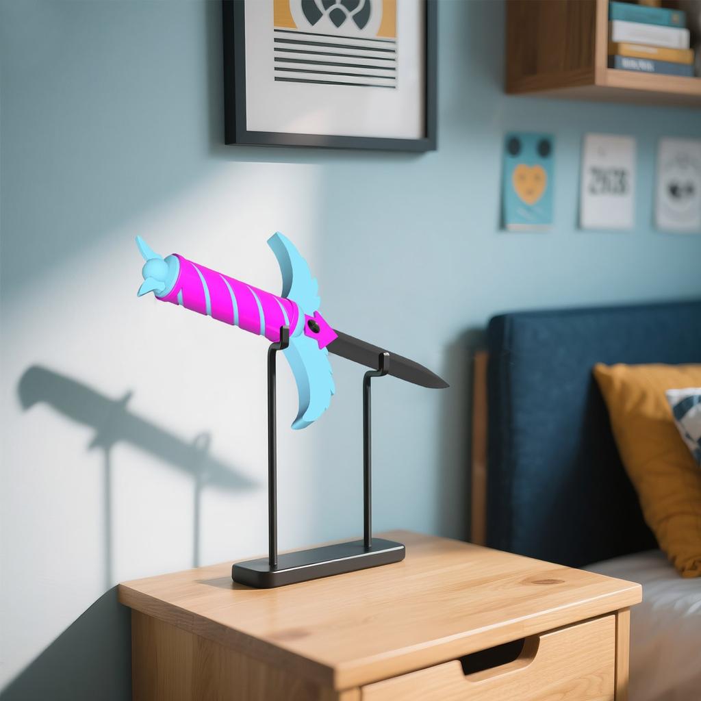 3D Printed Knife Toy, Foam Knife, Suitable For Game Role Playing, Weapons, Halloween And Party, Halloween Costume Accessories Red