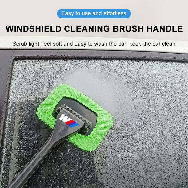 Значок MLOGO Набор щеток для чистки стекол автомобиля Очистка лобового стекла Мойка Инструмент для автомобиля Для BMW E46 E39 E90 E60 E36 F30 F10 E34 E30 F20 E92 M3 M4 M5 X3 X4 X5 X6 X7
