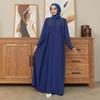 Large Size Women Stone Evening Dress Islamic Muslim Long Hijab Clothing New Season High Quality Invitation Fashion