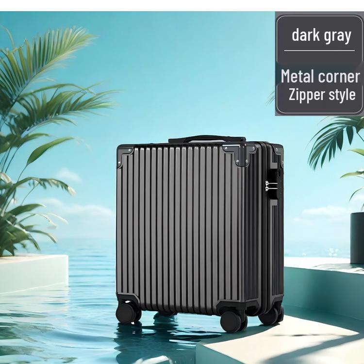 18" Дорожный чемодан ручной клади с универсальными колесами и замком, Прочный чемодан на колесиках для студентов, Доступна 20" версия