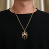 Нержавеющая сталь Аниме Колесо Тысячелетия Мудрости Косплей Кулон Ожерелье Украшение Подарок