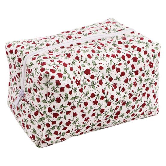 1/2 шт. косметичка с цветочным принтом на молнии большой емкости портативный лосьон для губной помады ключи от наушников сумка для хранения кистей для макияжа дорожный бизнес