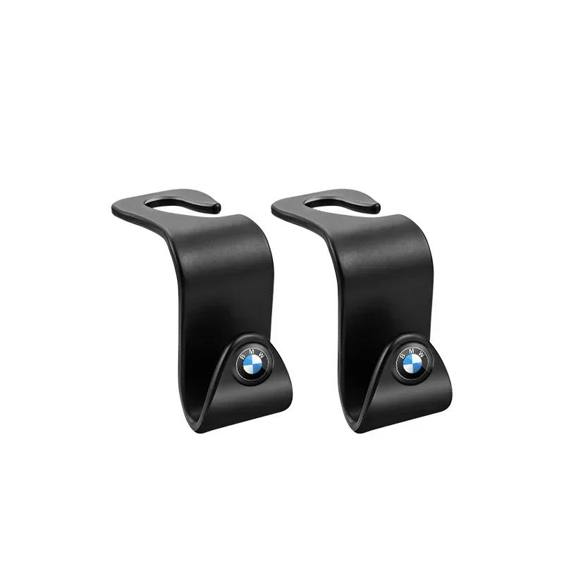2026 Hot 2Pcs Portable Car Seat Back Hooks Accessories For BMW Performance F25 F26 F15 F16 E90 E91 E92 E60 E84 G22 G32 F13 F36 G30 G20