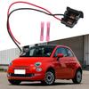 Патрон лампы автомобиля 51787491 51787492 Для галогенной лампы H7 Для Fiat 500 Для Abarth 595 Держатель лампы AutowwwAccessories