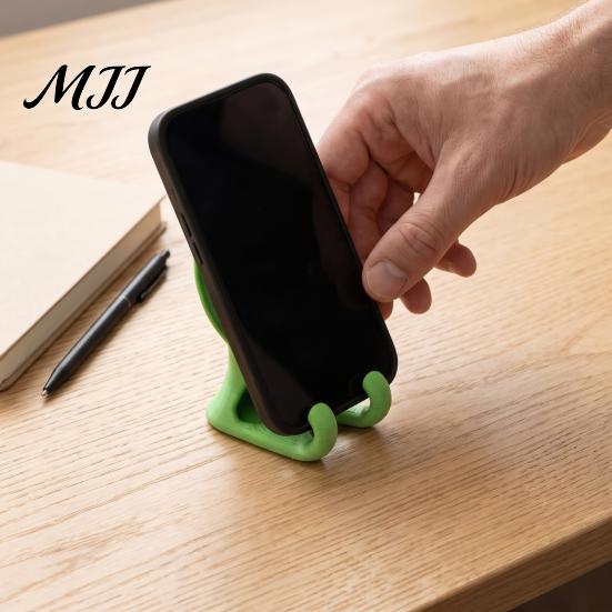 Минималистичный Держатель для Телефона с Дизайном Листа, 3D Печатный Держатель, Настольный Держатель для Телефона для Офиса и Уникальный Подарок для Любителей Растений Дома, Реалистичный Бионический Крепеж, Легкий