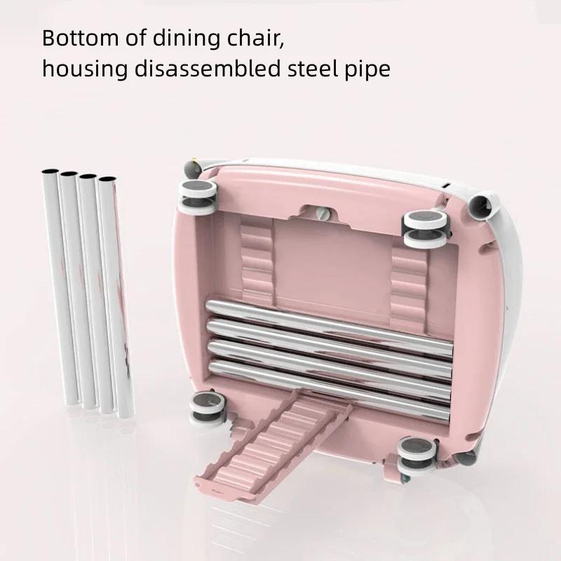 Детский обеденный стул, домашний многофункциональный регулируемый детский обеденный стол, многофункциональный складной стул, переносной табурет BB