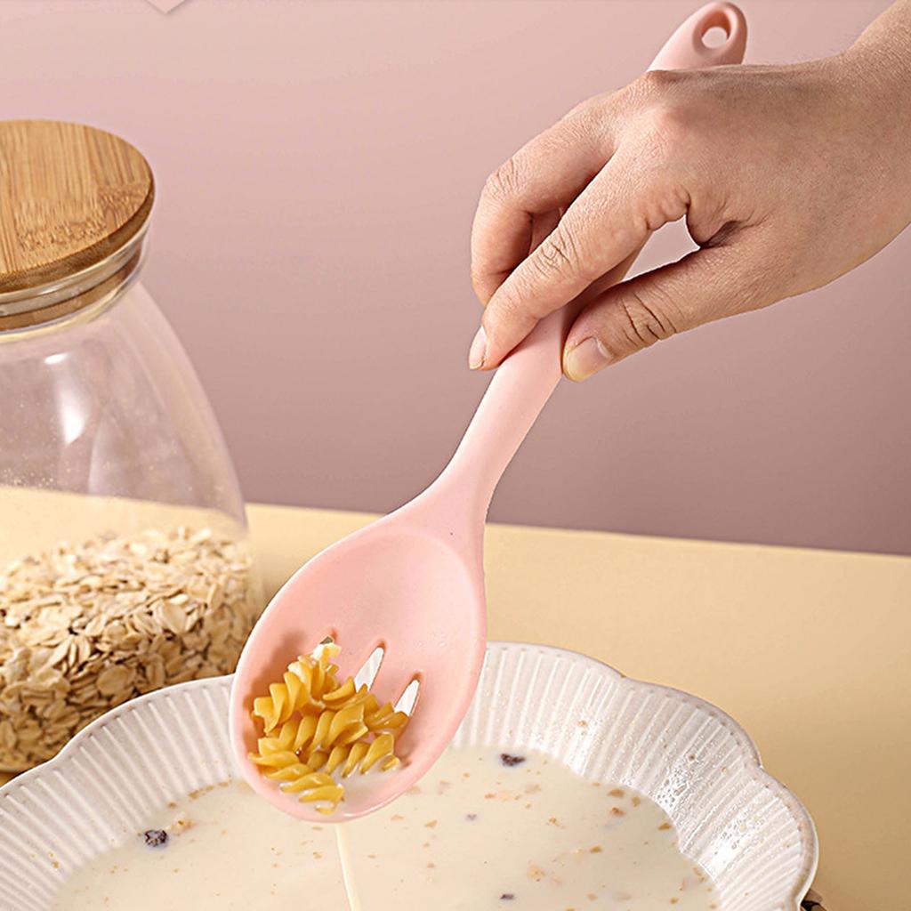 Силиконовая шумовка термостойкая половник-шумовка для готовки сито-дуршлаг ложка для сервировки для перемешивания подачи процеживания
