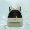 Кошачья сумка для прогулок, большая вместительная кошачья сумка, прозрачный портативный кошачий рюкзак для прогулок, дышащий рюкзак для домашних животных