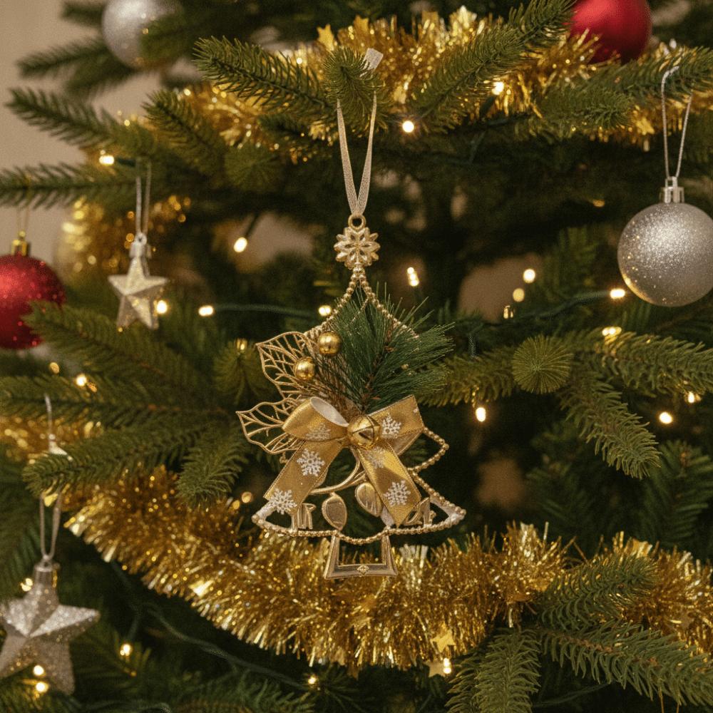 Sparkling Christmas Decoration Pendant Handcrafted Xmas Tree Hanging Pendants Display Windows