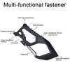 Quick Release Buckle Multifunctional Tool Spanner Anti-rust High Strength Portable Bottle Opener Carabiner Outdoor Camping Travel Survival Gear