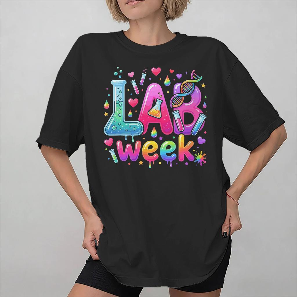 Lab Crew Lab Week 2026 Graphic Printing T Shirt for Unisex Women Cotton Tee Shirt Clothing