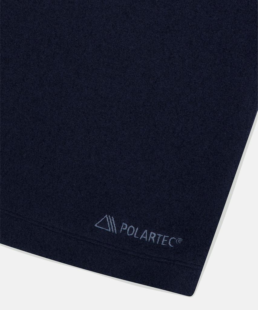 Платье-поло Sseonleobeutueo из флиса Polartec® на молнии, темно-синее
