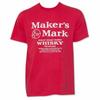 MakerS Mark Whiskey Logo T-Shirt Red