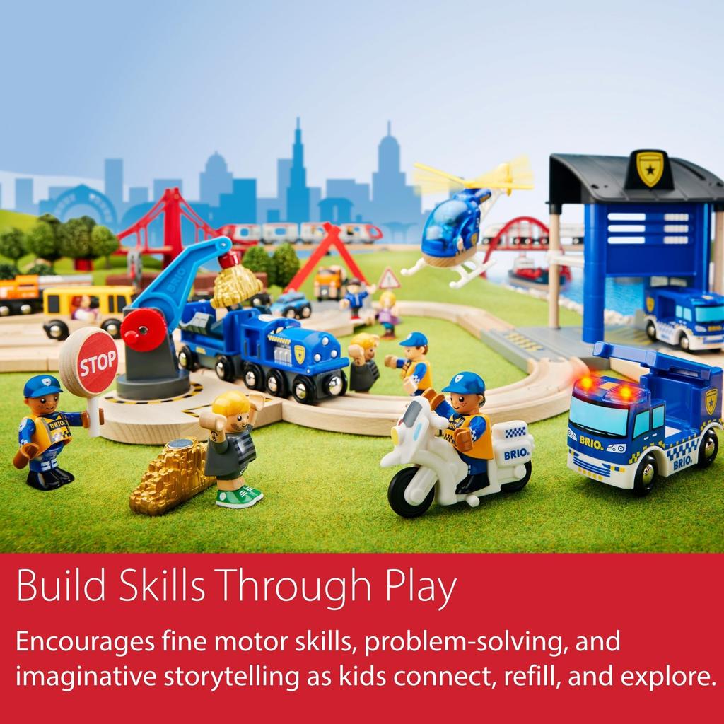 BRIO Drop Bridge 33391, for Ages 3 and Up. [Toy, Wooden Toy, Wooden Rail, Scenery Parts, Gift (Birthday/Christmas)]