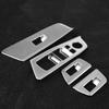 4pcs Car Window Switch Lift Button Frame Cover Trim for BMW 5 Series G30 20172018 (#1)