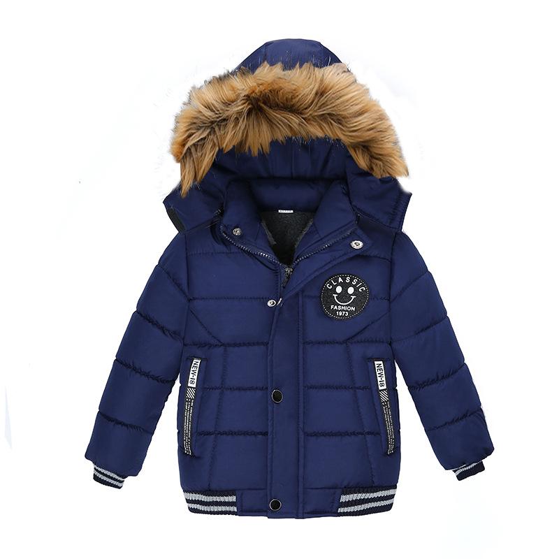 Утепленная парка Kinder Jungen Winterjacke Dicker Mantel Stepp Mantel Stepp Kapuze