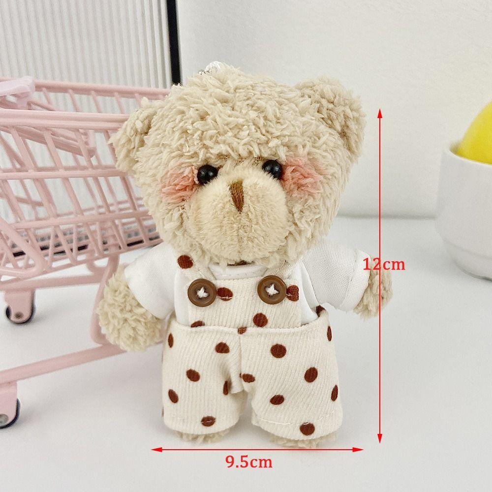 Мягкая кукла Маленький мишка Брелок Мультяшный брелок для ключей от машины Милый подвес для сумки