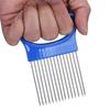 Stainless Steel Fork , Onion Vegetable Slicer, Kitchen Cutting Auxiliary Rack Cutting Tool, Convenient Fast Cutting Vegetables