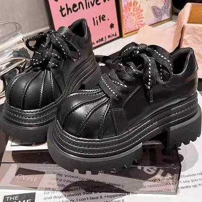 Европейская натуральная кожа ракушка голова шнуровка цветовая гамма большая голова голова манго JK маленькие кожаные туфли лоферы одинарные туфли маленькая женская обувь