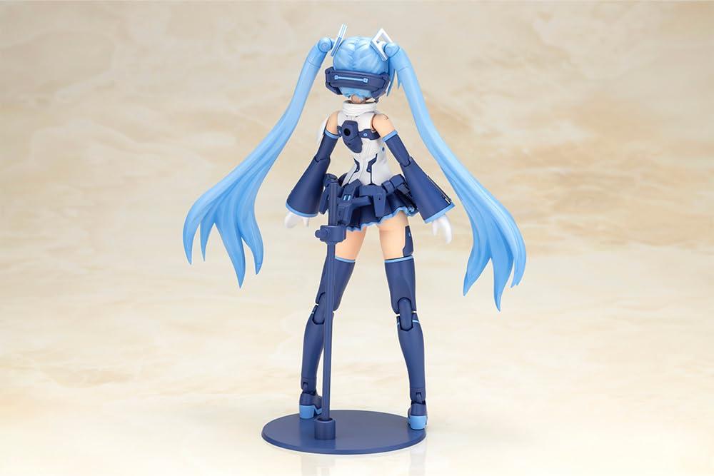 Kotobukiya Frame Arms Girl Frame Music Girl Снежная Мику Другая Цветовая Версия. Пластиковая модель в наборе Приблизительно 150 мм в высоту Без масштаба