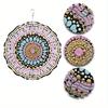 Bohemian Metal Wind Spinner 3D Hanging Decor for Garden Patio Yard No Electricity Needed All Season Outdoor Wind Chime Art