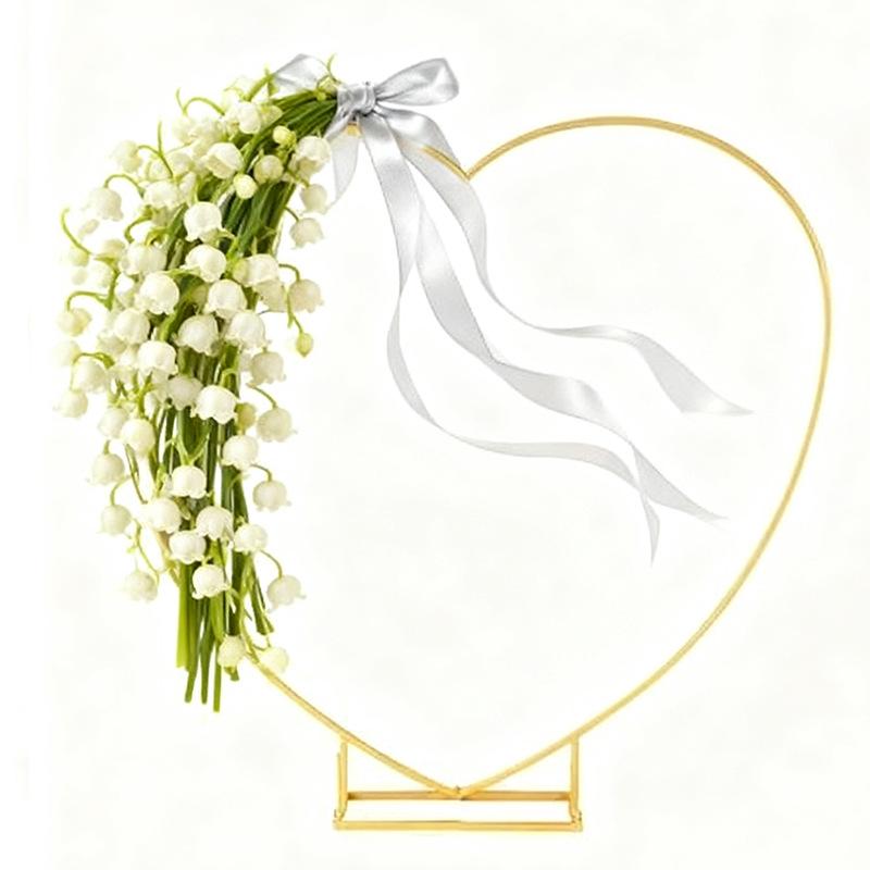 Свадебная арка в форме сердца, подставка для воздушных шаров для предложений и декора на День святого Валентина