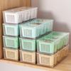 [Многоразовые контейнеры] 2 набора контейнеров для хранения продуктов с КРЫШКАМИ | Многоразовые квадратные прозрачные контейнеры с отделениями для холодильников