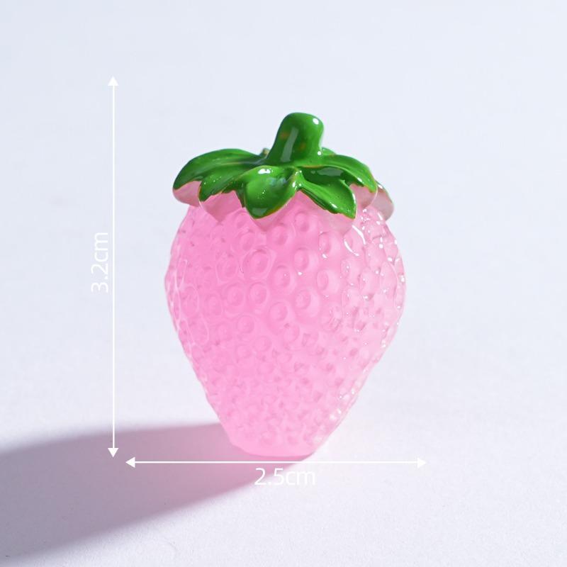 Микро-ландшафт Симуляция Еды Игрушки Личи Клубника Фрукты Милые Декоративные Аксессуары и Маленькие Украшения