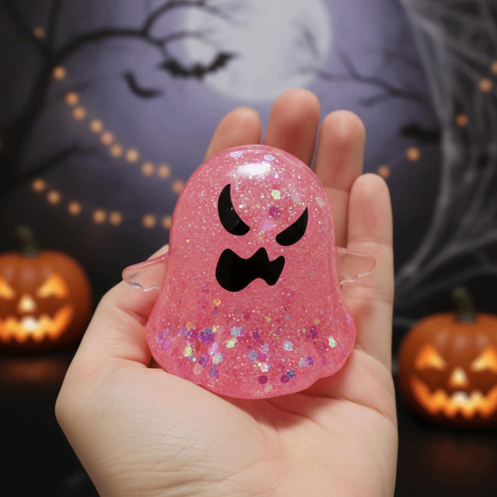 with Sequins Maltose Squeezing Fidget Toy Soft Fidget Squishy Toys Relax Ghost Sensory Toy Student