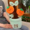 New Oranges Potted Plant Plush Toy Lovely Realistic Bamboo&Persimmon Potted Plant Stuffed Doll Plush Greenery Living Room Decor