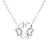 S925 Sterling Silver Necklace Japanese and Korea Style Necklace Fashionable Small Fresh Collarbone Silver Jewelry