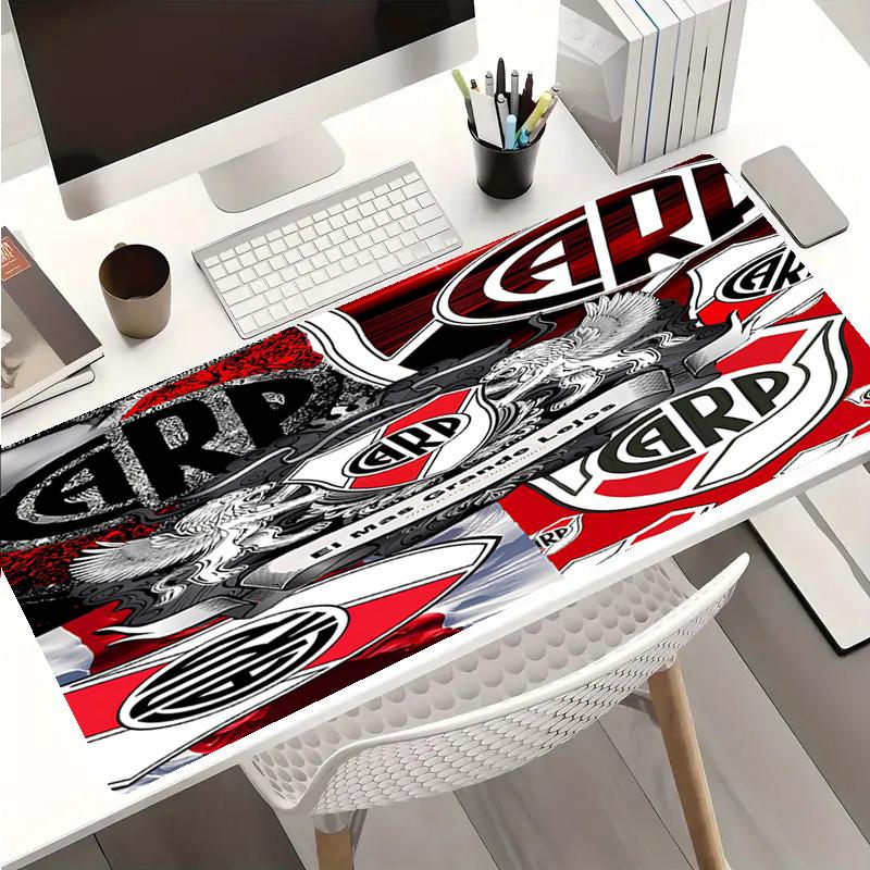 Club Atlético River Plate Mouse Pad - Non-Slip Rubber Base, Smooth Surface for Work,Gaming,Office,And Home Use, Desk Mouse Pad
