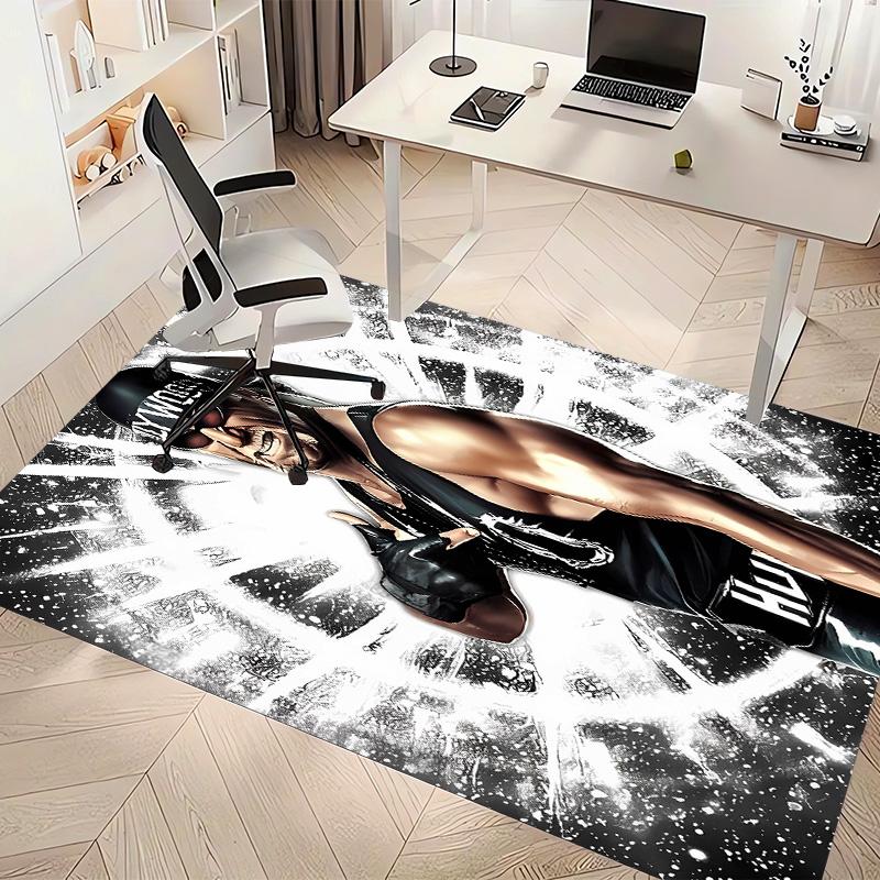 Hulk Hogan1 Printed Absorbent Washable Carpet, Non-Slip Bathroom Mats, Kitchen Rugs, Yoga Mat,Living Room Entrance, Camping Picnic Rugs