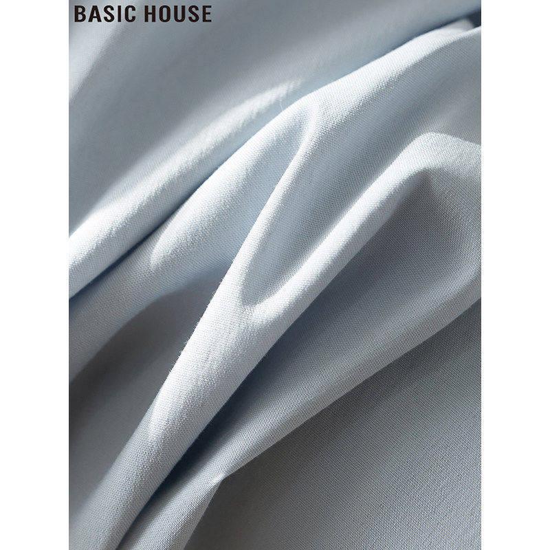 Базовая женская футболка-поло Basic House с коротким рукавом из ледяного шелка