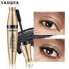 YANQINA Golden Tube Mascara Waterproof Fiber Long Without Smudge Three -effect One 3D Mascara Silicon Head