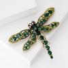 Fashion Retro Rhinestone Dragonfly Brooch, Niche High-End Women'S Clothing Accessories Corsage Insect Pin