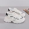 Ins Tide Korean Version of the New Dad Shoes Girl 2024 Autumn Student Sports and Leisure Shoes Mesh Breathable FB-03