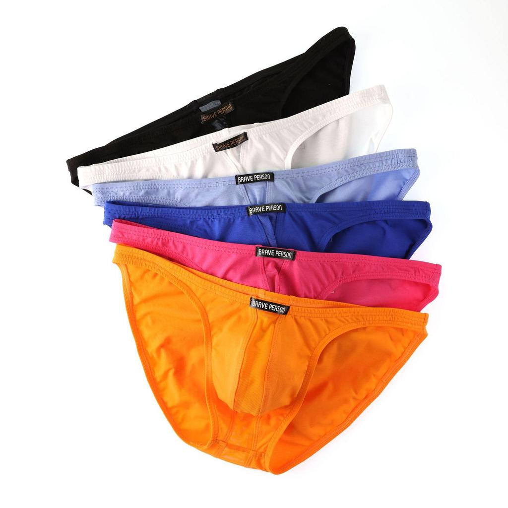 Мужские хлопковые трусы-слипы с низкой посадкой, тонкие, мягкие, однотонные, удобные, дышащие, облегающие