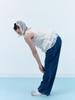 CLO'ET Linen Blend Summer Denim - Indigo Blue
